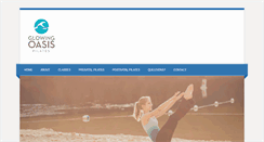 Desktop Screenshot of glowingoasispilates.com